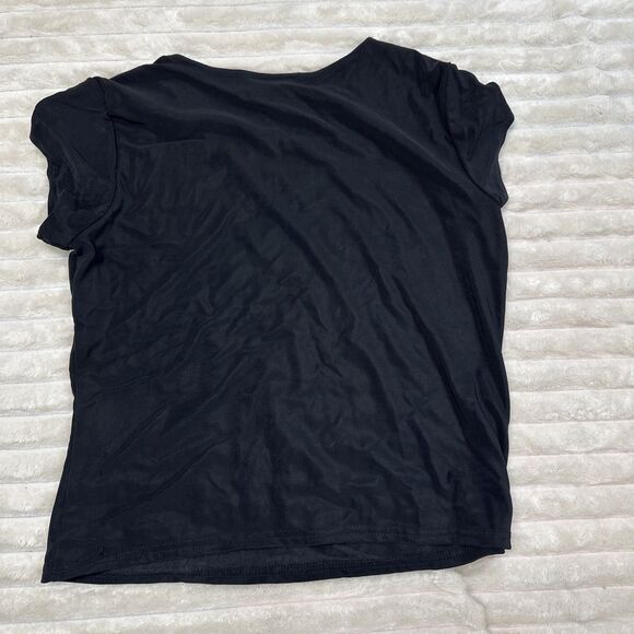 Briggs Womens Black Tshirt Size Petite Medium - Picture 6 of 7
